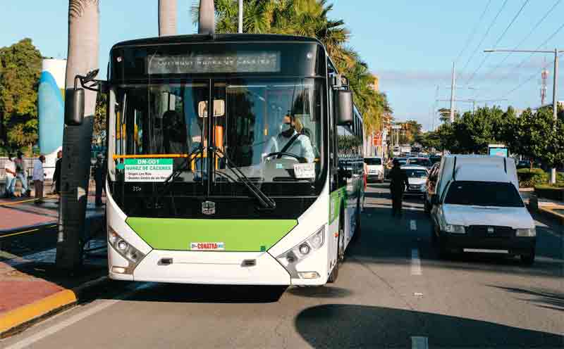 Inauguran Corredor Núñez De Cáceres Sustituye Carros De Concho Por Autobuses Dominicano Ahora